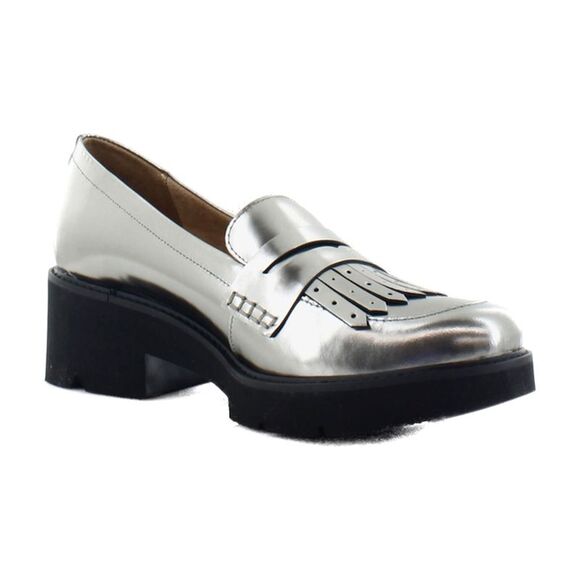 Naturalizer Shoes - Naturalizer Darcy Pewter Metallic Leather (Wide)